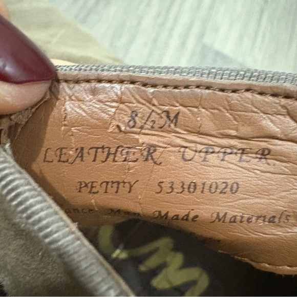 Sam Edelman Women’s Size 8.5 Ankle Boots Petty Putty Suede Bootie Beige Shoe - Picture 8 of 11